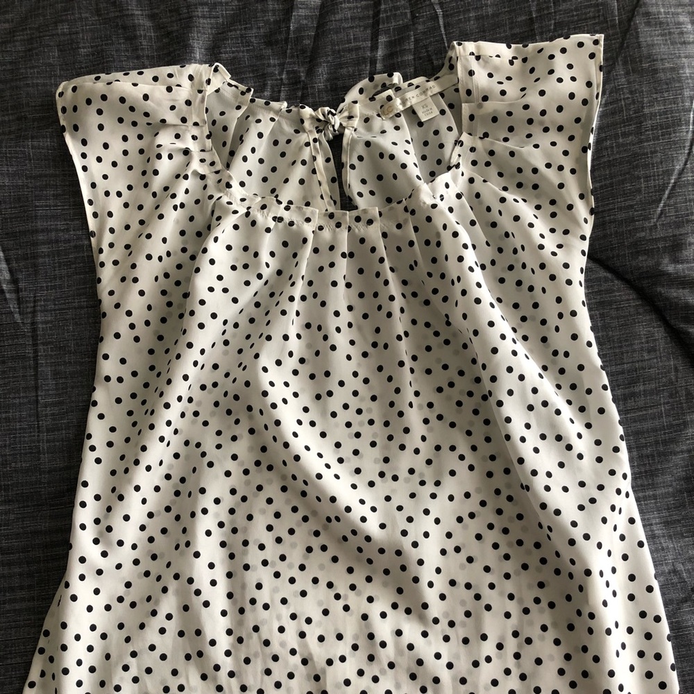 Lauren Conrad Polka Dot Dress Top